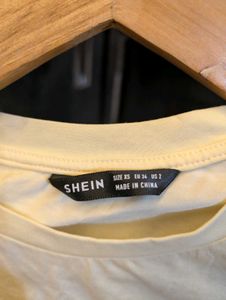 Shein Yellow Women&#39;s Top