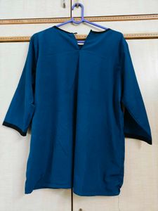 Turquoise Blue Top