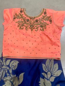 Beautiful Crop Top Lehanga with Net Duppata
