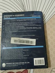 Statistics for Economics XI