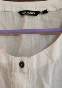 Zudio White Kurti