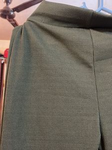 Olive Green Wide Leg Pants