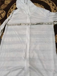 Weekend SaleCombo White Striped Hoodie and Boxy To