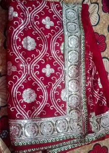 Party Wear Saree With Blouse