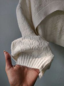 Cropped Knit Sweater