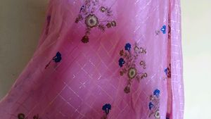 Pink With Blue Colour Chudidhar Top 3