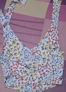 Tie Up Corset Top