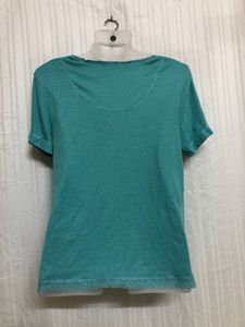 Blue Short Sleeve Top