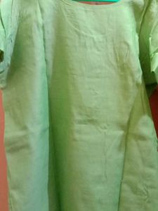 Green Embellished Kurti