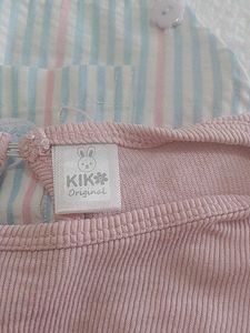 Vintage Striped Overalls &amp; Tee Set