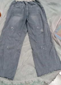 Distressed Flare Jeans