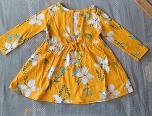 Carter's Yellow Beby girl Frock