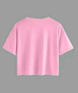 Pink &#39;Love&#39; Crop Top
