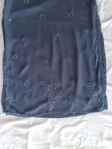 Mulmul Chikankari Handwork Kurta