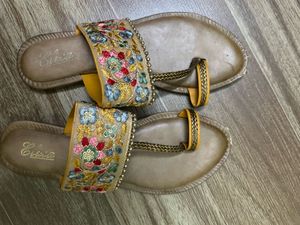 Embroidered Ethnic Sandals