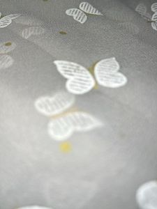 Butterfly Print Chiffon Saree