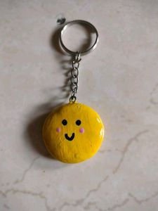 Cute Smiley Face Keychain
