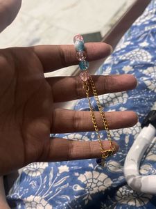 Evil Eye Beaded chain Bracelet