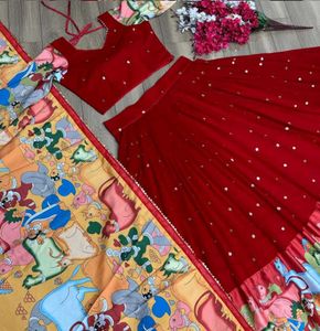 Red Lehanga Choli
