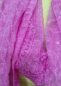 "Pink- Organza Suit"