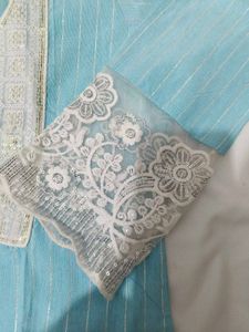 Elegant Sky Blue Kurta