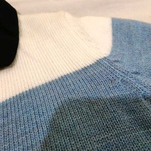 Zudio Striped Crop Sweater