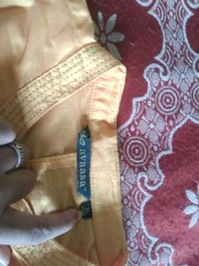Yellow Embroidered Kurta