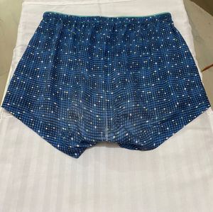 Blue Patterned Boxers 30-34