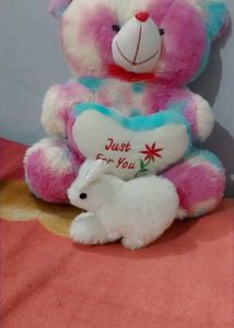 Colorful Teddy Bear 🧸❤️