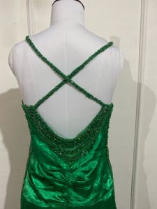 Green Embellished Dubai romantic Gown