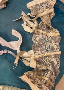 Garter Belt Stockings Bra Panty