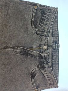 Zudio black faded baggy jeans