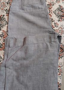 Low Waist Grey Trousers