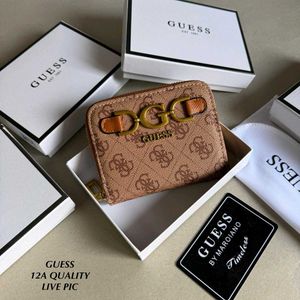 GUESS MINI ZIPPER WALLET FOR HER WD BOX