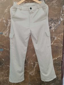 Beige Cargo Pants