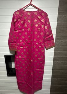 Rani Pink Kurta Set