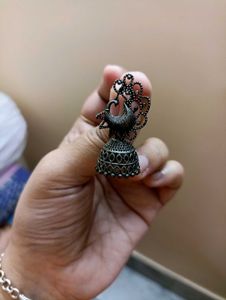 Peacock Jhumka Earrings🦚