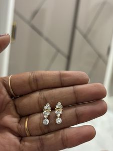 high Sparkling Crystal Drop Earrings