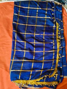 Blue &amp; Pink Ethnic saree