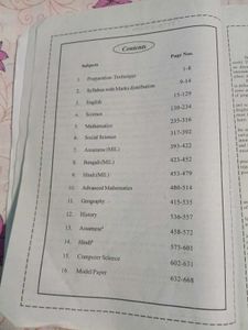 Class IX Question Bank 2026