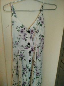 White Floral Dress