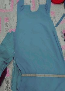 Blue Embroidered Kurta Set