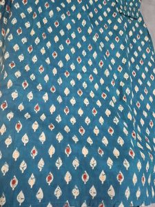 Printed Teal Kurta 2 Size Available Xl And Xxl