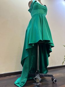 Green High Low Dress (Bust :32-34)
