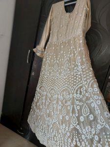 Heavy Cutdana Work Gown
