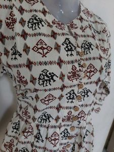 🤗Offer Me✨️Patola Design Short Top