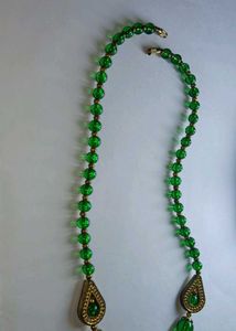 A beautiful green necklace