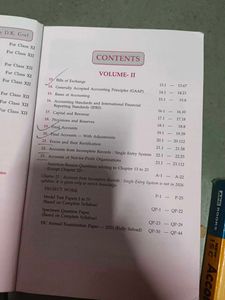 ISC Accountancy Class XI - Vol I &amp; II