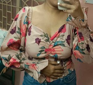Floral Print Top