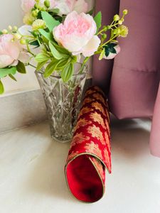 FabIndia Red Paisley Clutch